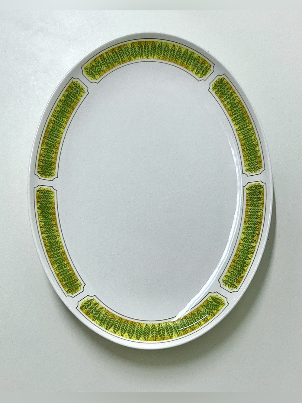 Vintage Retired Discontinued FRANCISCAN HAWAII Interface 13” Oval Serving Plate